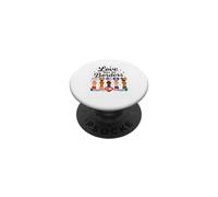 Love Has No Borders Equality Inclusion Inspirational Graphic PopSockets Adhesive PopGrip