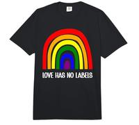Love Has No Labels Rainbow Pride Equality Inclusion Design Comfort Colors Adult Heavyweight T-Shirt