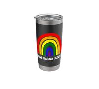 Love Has No Labels Rainbow Pride Equality Inclusion Design Stainless Steel Insulated Tumbler