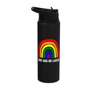 Love Has No Labels Rainbow Pride Equality Inclusion Design Stainless Steel Insulated Water Bottle