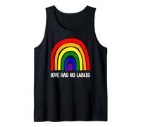 Love Has No Labels Rainbow Pride Equality Inclusion Design Tank Top