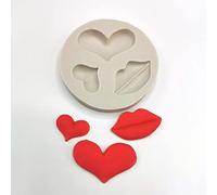 Love Heart and Lips Silicone Mould