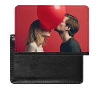 Love Heart Balloon Passport Cover Protector Rfid Blocking Passport Holder Id Card Holder Secure Travel Wallet Organizer for Passport Tickets Credit Cards, style, One Size