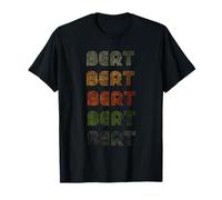 Love Heart Bert Tee Grunge/Vintage Style Black Bert T-Shirt