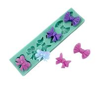 Love Heart Bow Silicone Mold Handmade Soap Making for Baking Fondant Chocolate Wedding Cake Bow Molds for Fondant