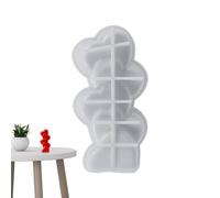 Love Heart Candle DIY Mold - 3D Silicone Candle Mold, Silicone Candle Making 3D Mold | GLUE AROMATHERAPY MOULD CHAPEL PLATILLA ENDELA, VE MOLD FLOWER