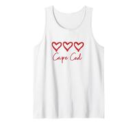 Love Heart Cape Cod Rustic Beach Hearts Massachusetts Tank Top