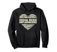 Love Heart Facts Social Media Influencers Lover Screen Life Pullover Hoodie