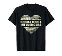 Love Heart Facts Social Media Influencers Lover Screen Life T-Shirt