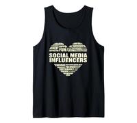 Love Heart Facts Social Media Influencers Lover Screen Life Tank Top