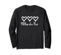 Love Heart Filles du Roi Kings Daughter French Canadian Long Sleeve T-Shirt