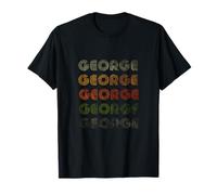 Love Heart George Tee Grunge/Vintage Style Black George T-Shirt