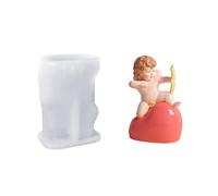 Love Heart Girl Silicone Mold Plaster Resin Craft Gift Making Plaster Valentine's Day Decoration Creative Making