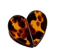 Love Heart Hair Clip with Securely Hold to Slipping Lightweight for Comfortable Wear Daily Activity Intelligent Hairpin