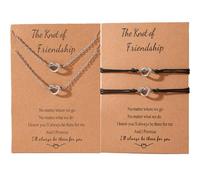 Love Heart Knot Necklace Bracelet for Women Men Stainless Steel Love Knot Jewelry Set Gold Silver Plated Tie Knot Heart Bracelet Necklace Trendy, Metal, No Gemstone