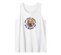 Love Heart London Cappuccino Coffee Design Tank Top