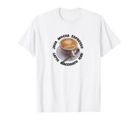 Love Heart London Cappuccino Coffee Design Value Graphic T-Shirt