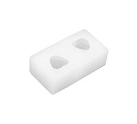 Love Heart Macaron Silicone Flexible Food Grade Clay Resin Ceramics Candy Fondant Candy Chocolate Soap Cake Molds for Baking for Decorations Cake Decorating Pastry Shapes for Epoxy Food