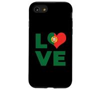 Love Heart Portugal Flag Case for iPhone SE (2020) / 7/8