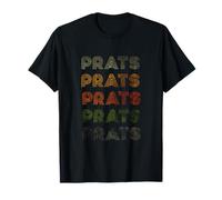 Love Heart Prats Tee Grunge Vintage Style Black Prats T-Shirt