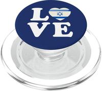LOVE Heart Proud Star of David Jewish Hebrew Israel Pride PopSockets PopGrip for MagSafe
