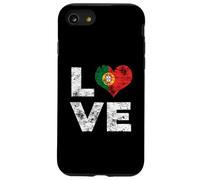 Love Heart Retro Portugal Flag Case for iPhone SE (2020) / 7/8