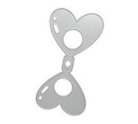 Love Heart Shape Die Cut Metal Embossing Templates Carbon Steel Cutting Dies for Card Making Scrapbooking Packaging