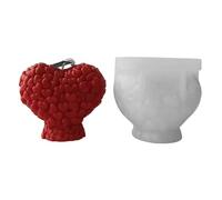 Love Heart Shape Silicone Mold Resin Ornament Making Valentines Day Scented Soap Reusable