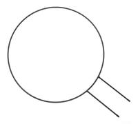 Love Heart-Shaped Round Plant Trellis Support Frame, 3-Pack, Vine Climbing Rack for Flowers and Tomatoes, Steel Core with Plastic Coating, Rugged Tall Design for Garden Use(Round)