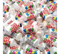 Love Heart Sweets Mini Rolls x 50 │ Love Heart Sweets│ 50 Pack Bulk Bag │ Assorted Pick and Mix for Parties, Gifts, and Sharing.