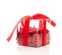 Love Heart Sweets - Premium Milk Chocolate Hearts in Red Foil Gift Box - 30 Count Chocolate Pieces for Valentine's Day, Birthday, Christmas, Wedding, Anniversary Celebrations - 350g Cocoa Treats