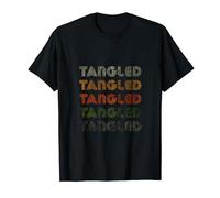 Love Heart Tangled Tee Grunge Vintage Style Black Tangled T-Shirt