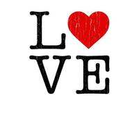 Love Heart Textured T-Shirt - White - 5XL - White