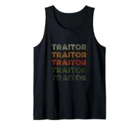 Love Heart Traitor Tee Grunge Vintage Style Black Traitor Tank Top