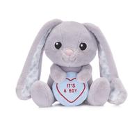 ITS A BOY SOFT PLUSH BUNNY POSH PAWS GIFT CHRISTENING NEW BORN