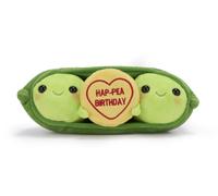 Swizzels Love Hearts Pete & Penelope Pea 'HAP-PEA BIRTHDAY' Message 9" Soft Toy (23cm)