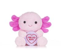 Swizzels Love Hearts 7" / 18cm "Love You Alotl" Axolotl Soft Plush Toy