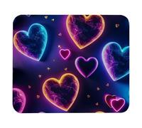 Love Hearts Color Pattern Mouse Pad Portable Mousepad Small Mouse Mat For Computer Studying Travel 25X30Cm