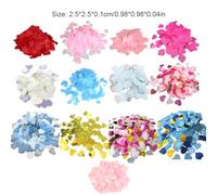 Love Hearts Confetti Atmosphere Wedding Ornament Lightweight Balloon Fill Paper Anniversary Decorations Light Pink+White