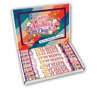 Love Hearts Happy Mothers Day Sweets Gift Box Hamper (RETRO MOTHERS DAY FRONT)