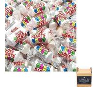 Love Hearts Mini Rolls, Candy Sweets Limited Edition - Vegan Assorted Sweet Pick and Mix for Parties, Gifts, Valentine Sweets and Sharing (50 Mini Rolls)