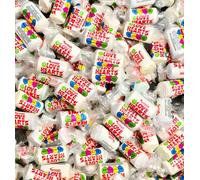 Love Hearts Mini Rolls - Pack of 50 | Classic Fruity Sweets with Messages | Individually Wrapped | Perfect for Parties, Gifts & Sharing | Romantic Treats Retro Assorted Pick and mix Love Heart Sweets