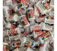 Love Hearts Mini Rolls x 50 by The Gourmet Sweet Company
