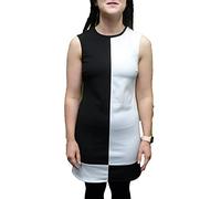 Love Her Madly Ladies Retro Mod 2 Tone Dress … (18, Black)