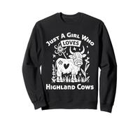 Love Highland Cows, Cute Highland Cow, Scottish Heritage Sweatshirt