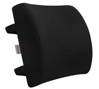 Love Home Memory Foam 3d Ventilative Mesh Lumbar Support Back Cushion Alleviates Lower Back Pain, Black