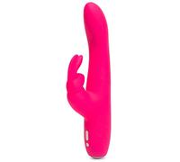Love Honey Happyrabbit Slimline Curved Vibrator, Pink