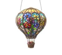 Love Hot Air Balloon Flat Pendant, Acrylic Pendant Hanging, Weatherproof Outdoor Charm, Vibrant Colors, Shatter-Resistant Material, 1x, For Cabinet Indoor Garden Yard Door Birthday Party Wedding