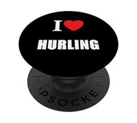 Love Hurling Irish Gaelic Sport Ireland Playing Watching PopSockets Adhesive PopGrip