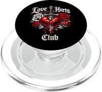 Love Hurts Club Gothic Emo Design PopSockets PopGrip for MagSafe